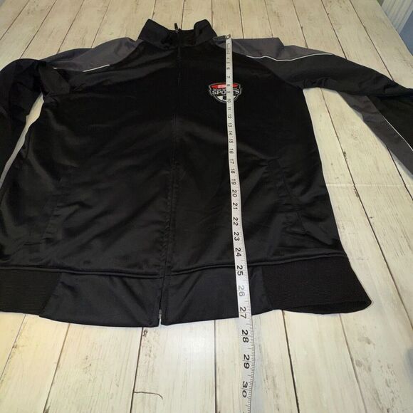 Disney Parks Men's ESPN Wide World Of Sports Track Jacket Black/Gray • Large - Picture 8 of 8